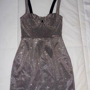 Shimmery classic dress